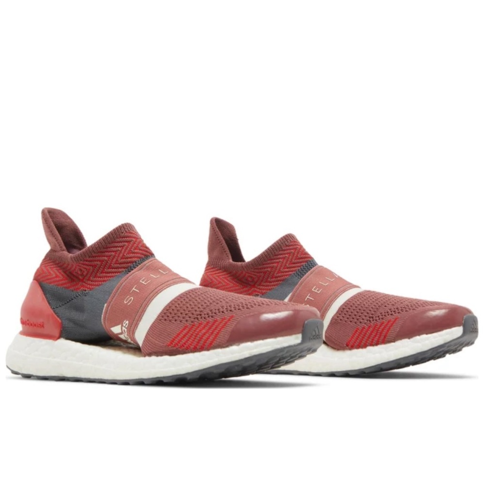 Adidas x Stella McCathy red Ultraboost shoe